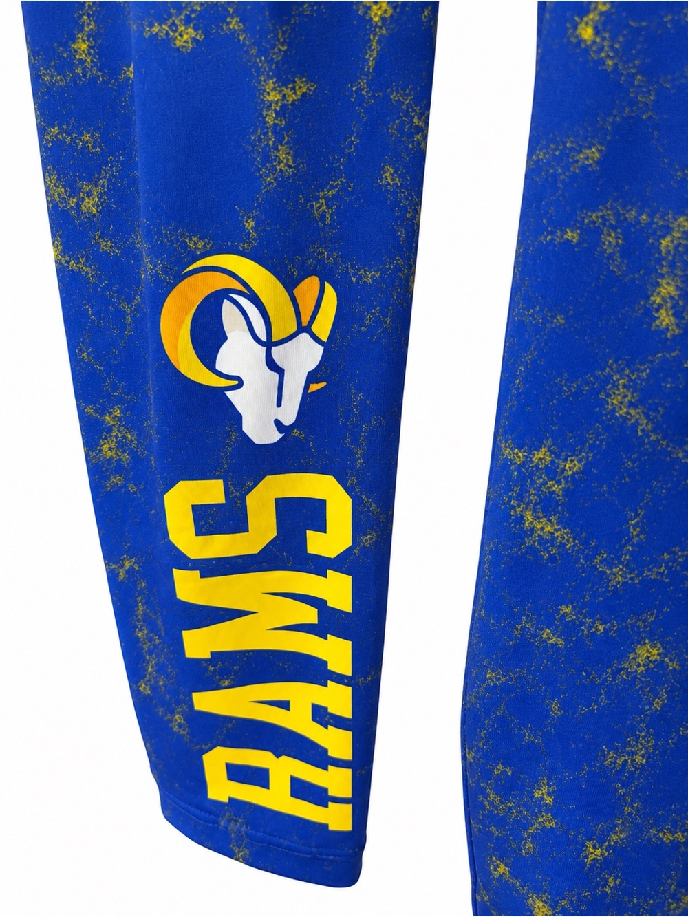 NFL Royal Blue Marble-Print Women’s Leggings with Yellow Logo